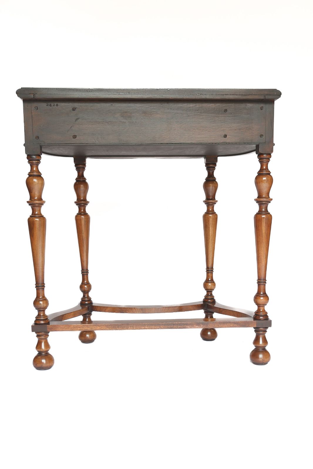 Queen Anne Style Walnut Table Circa 1930s photo for sale