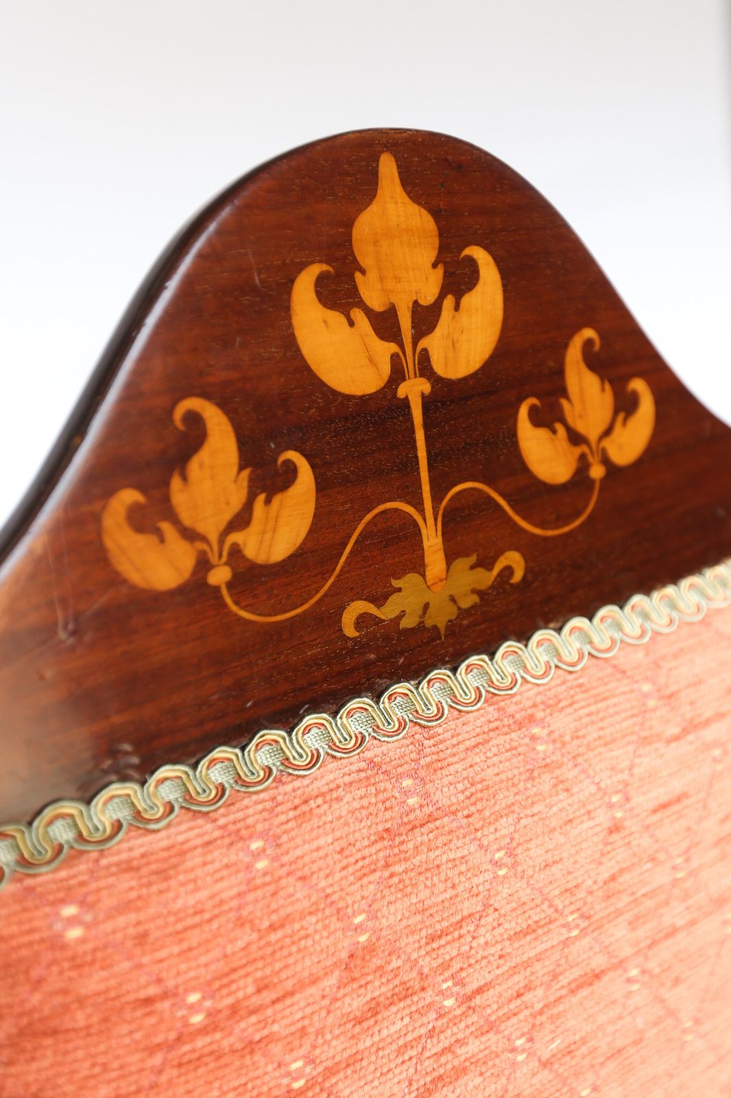Art Nouveau Movement  Mahogany Elbow Chair photo 450.0