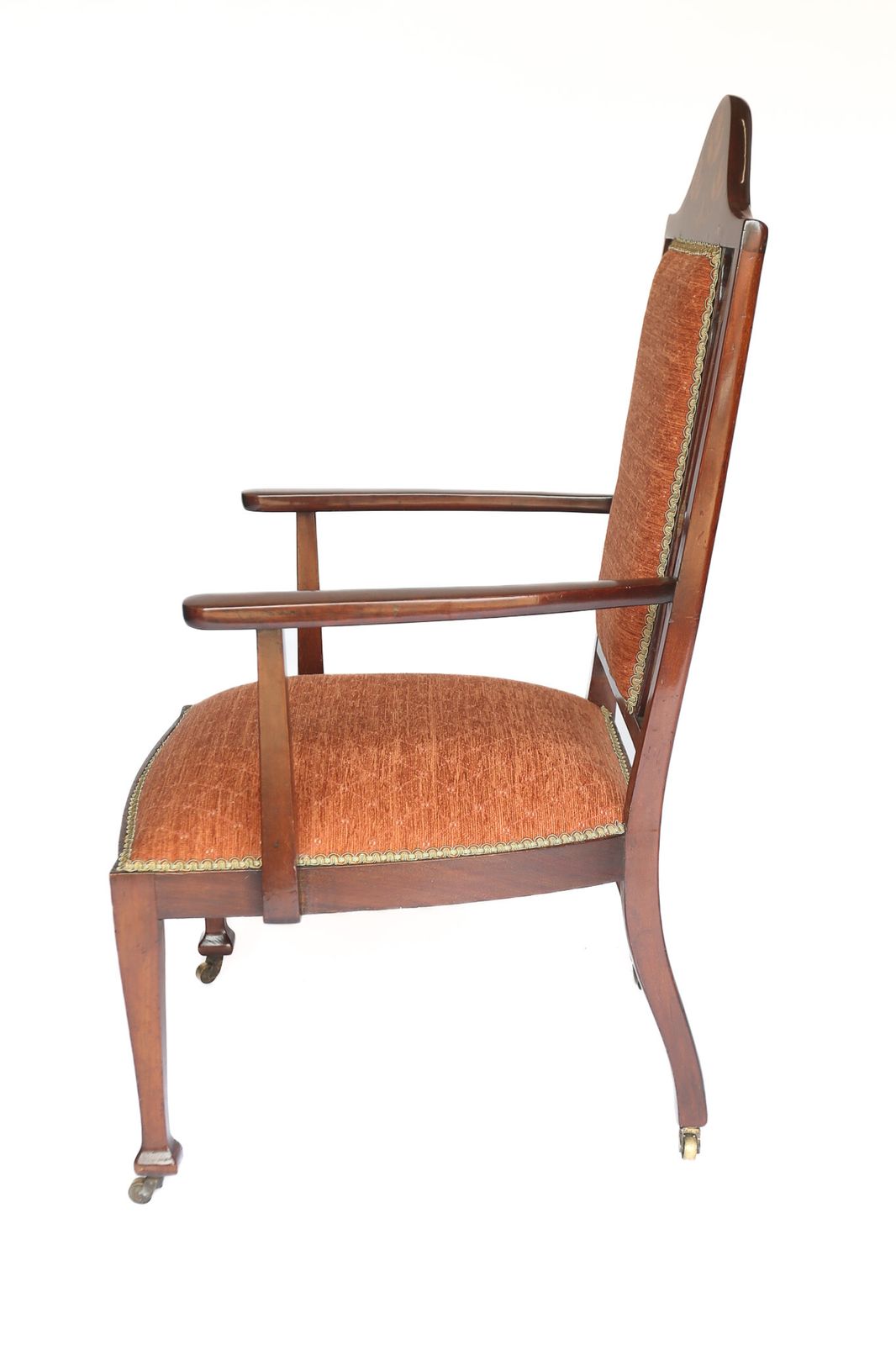 Art Nouveau Movement  Mahogany Elbow Chair photo vinterior