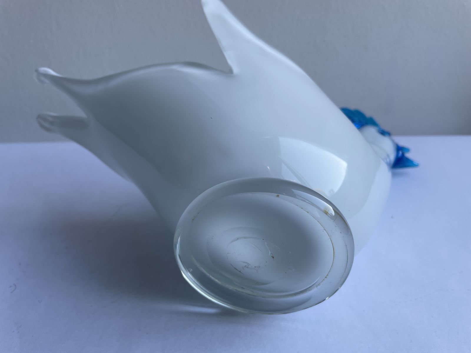 Beautiful Mid Century Rooster Glass Sculpture Dino Martens Aureliano Toso 1952 photo for sale