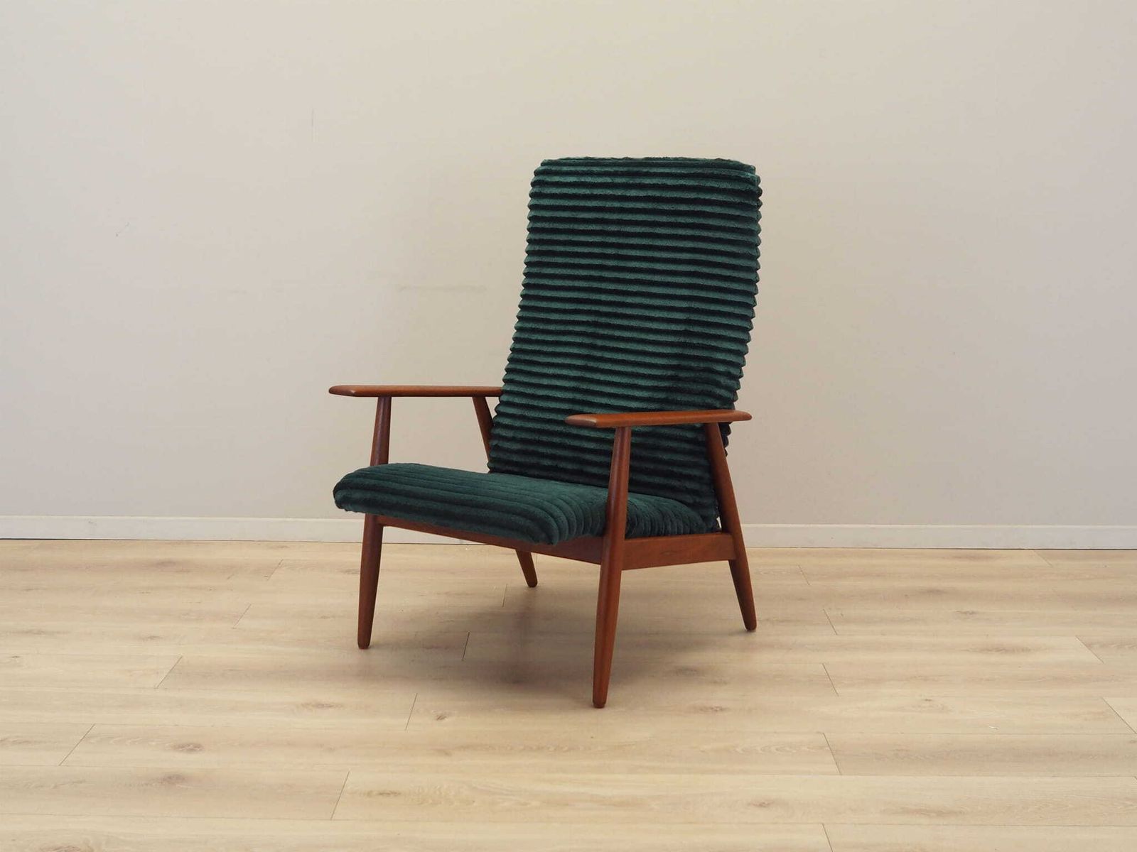 Velour Armchair, Danish Design, 1970s, Production: Denmark photo for sale