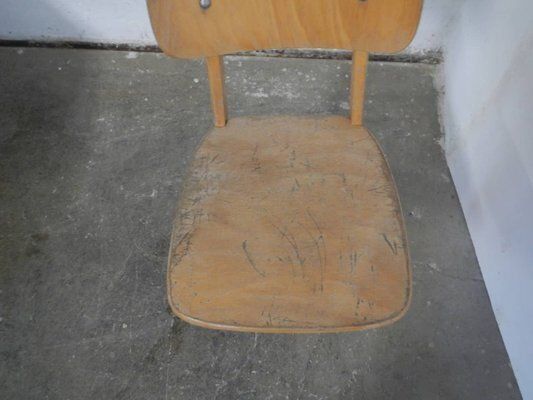 School Bench With Chair, 1960, Set Of 2 photo for sale