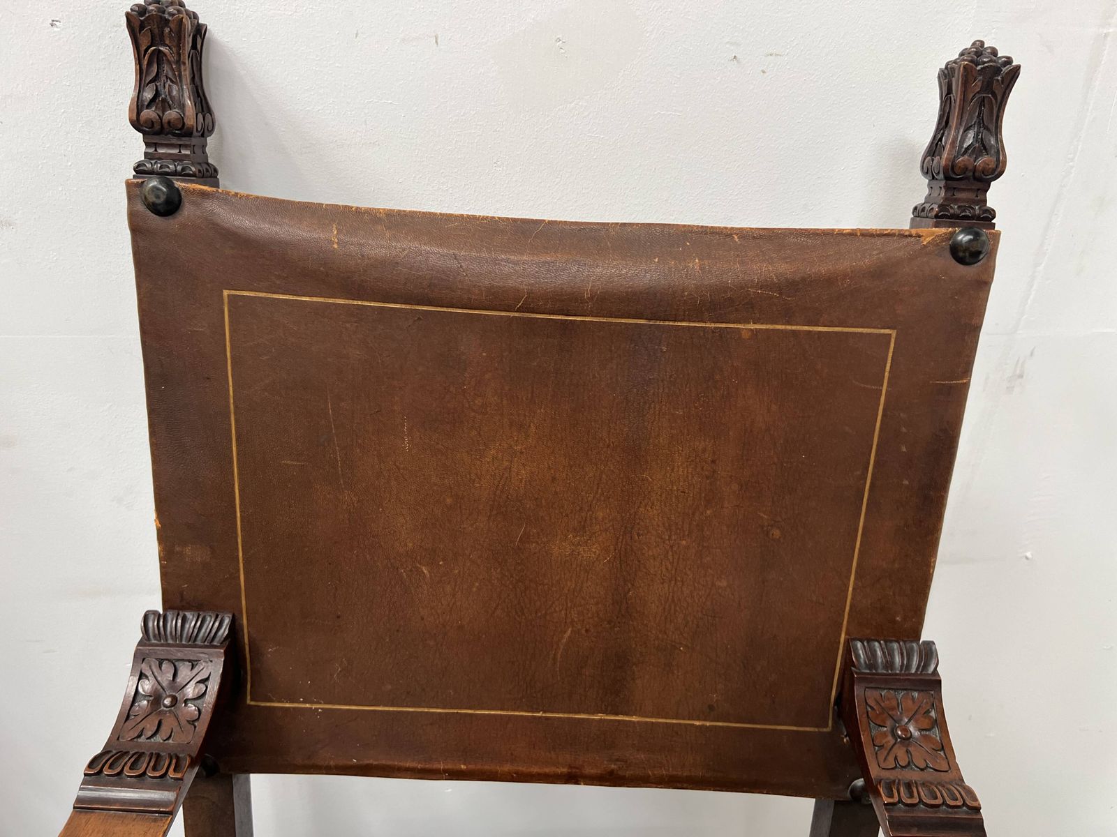photo for sale Pair Of Renaissance Style Armchairs In Walnut, 20th Century