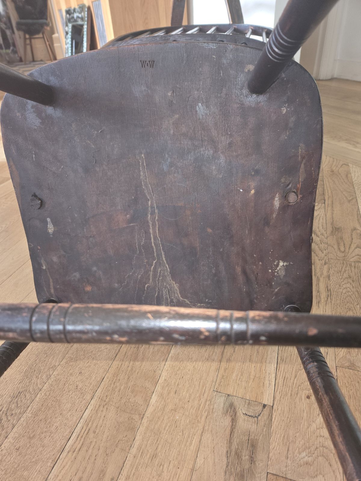 photo furniture High Stickback Windsor Armchair  England 1780 1810