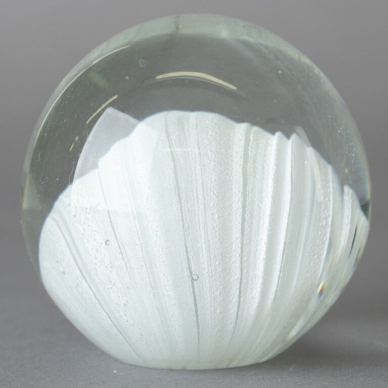 Mid Century Hand Blown Glass Paperweight