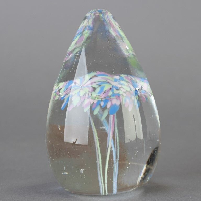 Mid Century Guernsey Island Studio Glass Paperweight photo furniture