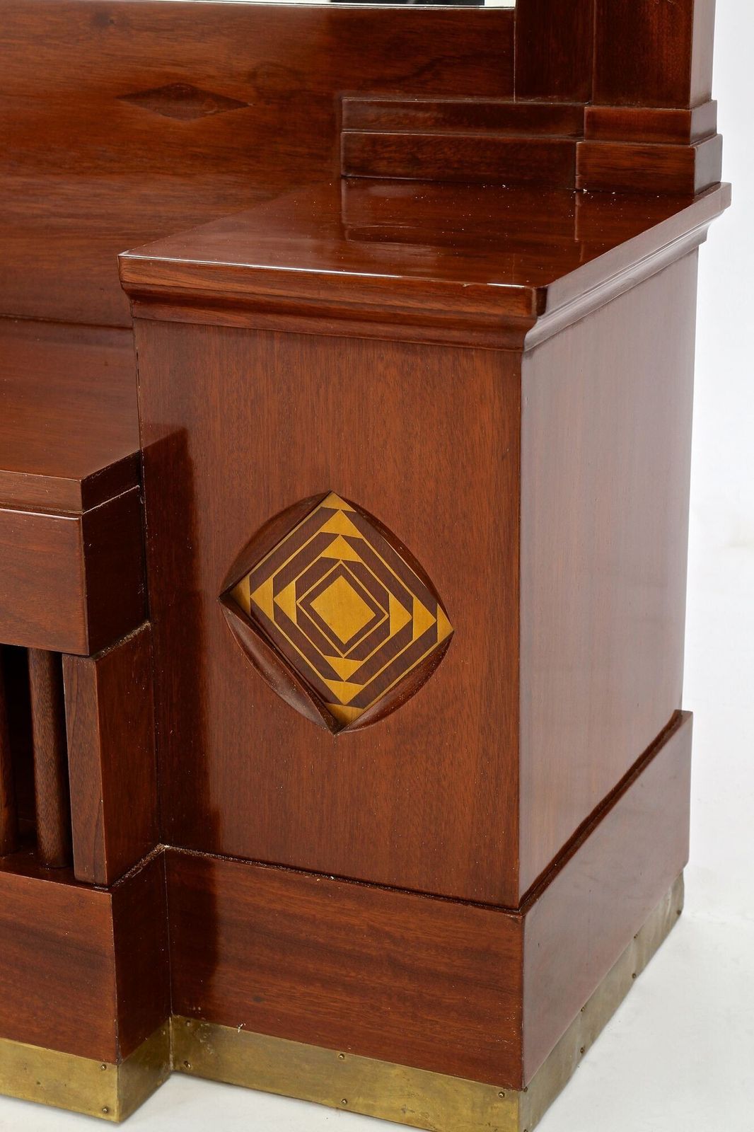 20th Century Art Nouveau Mahogany Console By J. & J. Hermann, At Ca. 1905 photo 9400.0