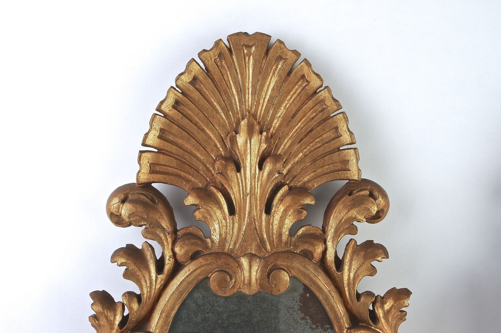Pair Of 19th Century Italian Gilt Wall Mirrors, Handcarved   It Ca. 1850 photo Home Decor
