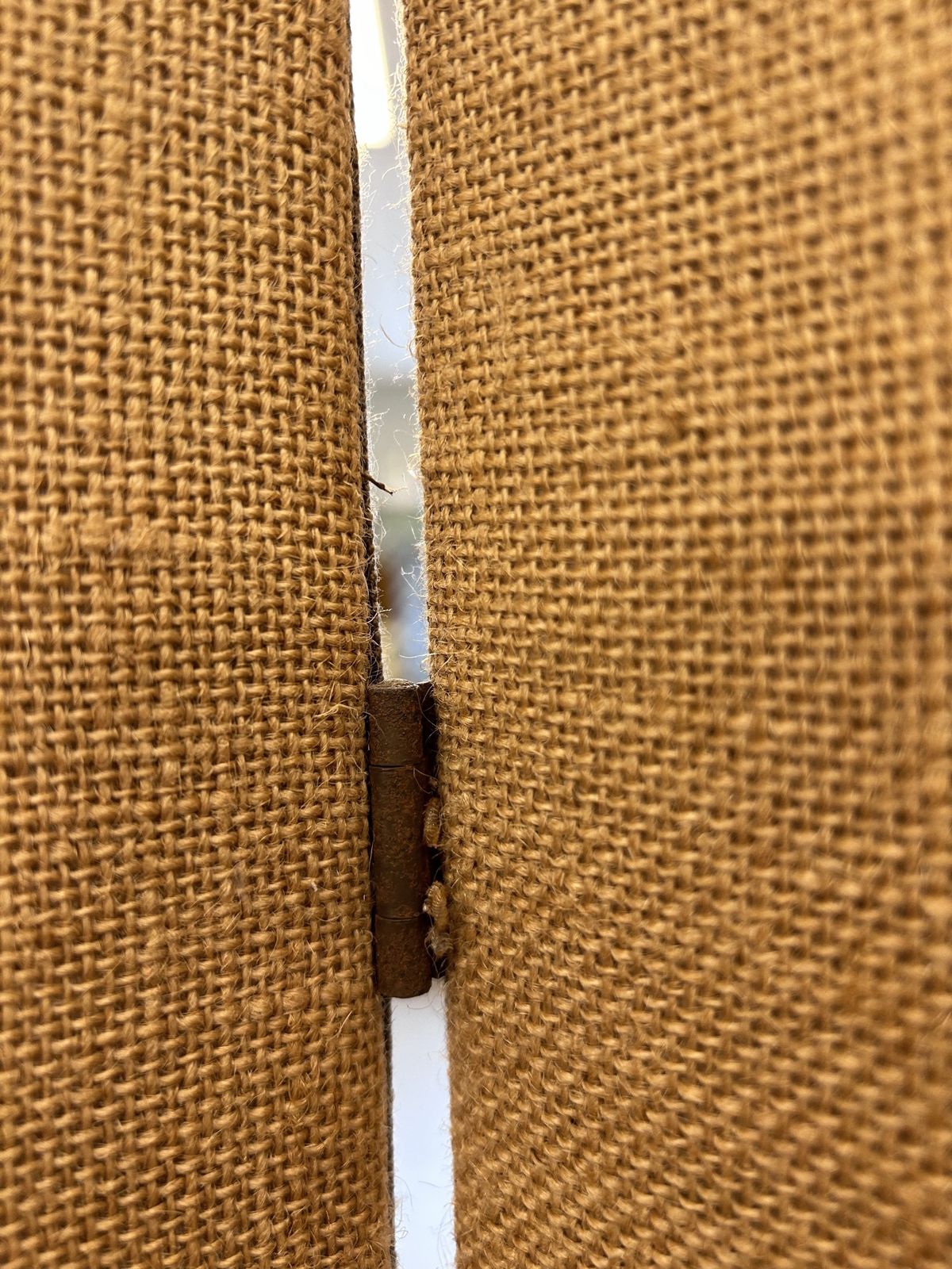 Upholstered 4 Panelled Room Divider Finished In Bennison Fabric photo 500.0