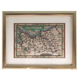 The City Of Loango Antique 18th Century Engraving Map photo Art