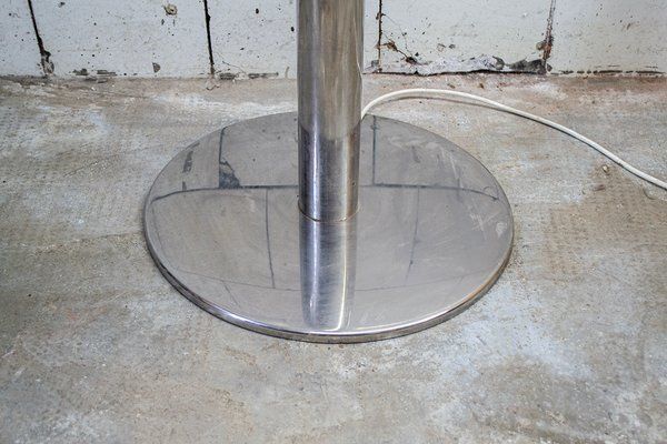 P428 Floor Lamp In Glass And Chromed Metal By Pia Guidetti Crippa For Luci, Italy, 1970s photo vinterior