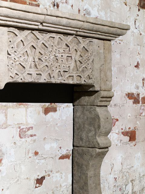 Original Italian Carved Stone Surround photo furniture