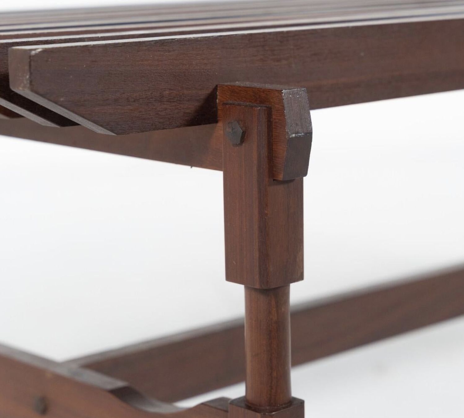 Mid Century Modern Wooden Bench By Ico And Luisa Parisi, Italy, 1950s photo buy