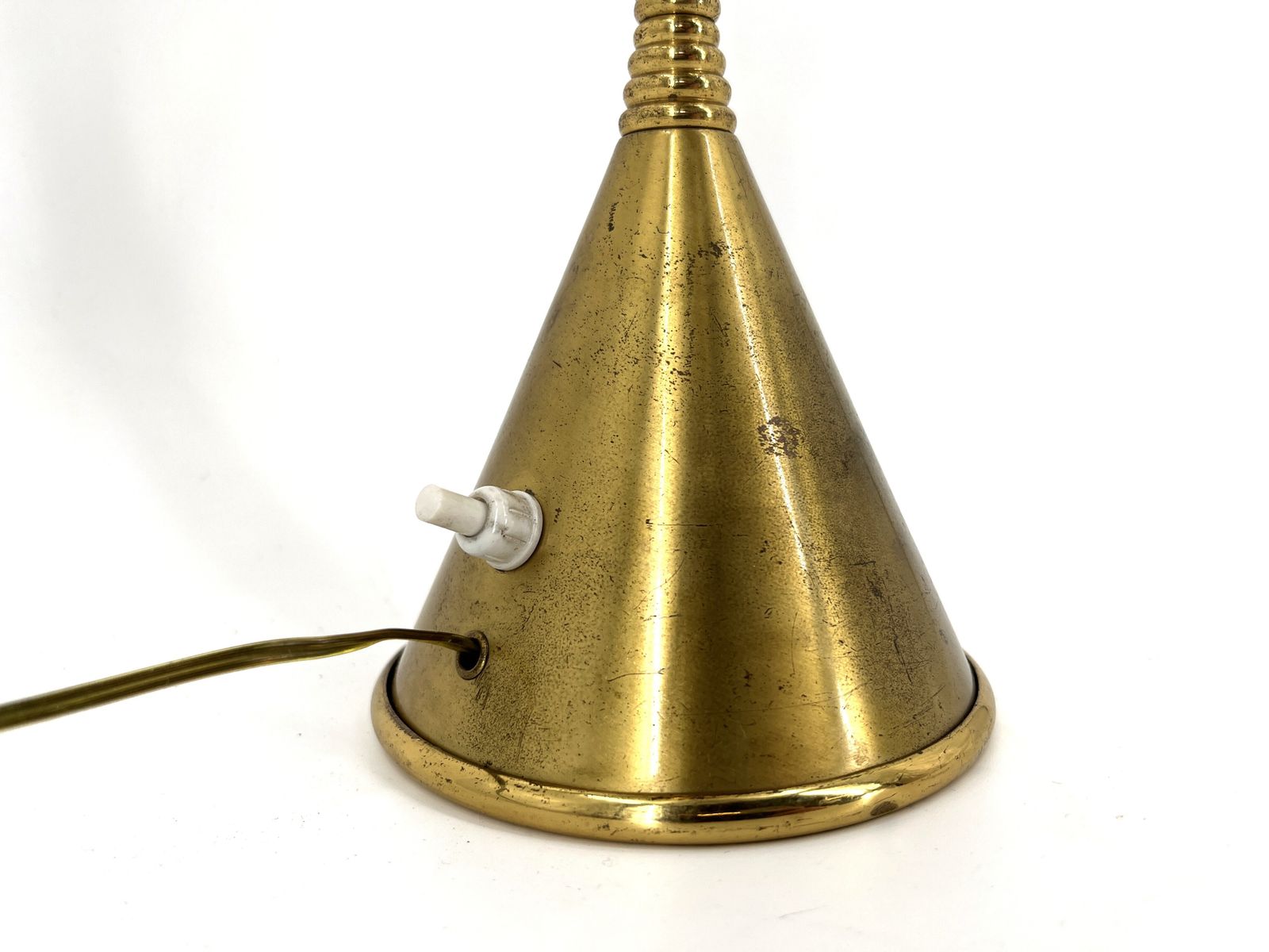 Mid Century Brass Table Lamp Model Clessidra By Angelo Lelli For Arredoluce, 1960s photo furniture