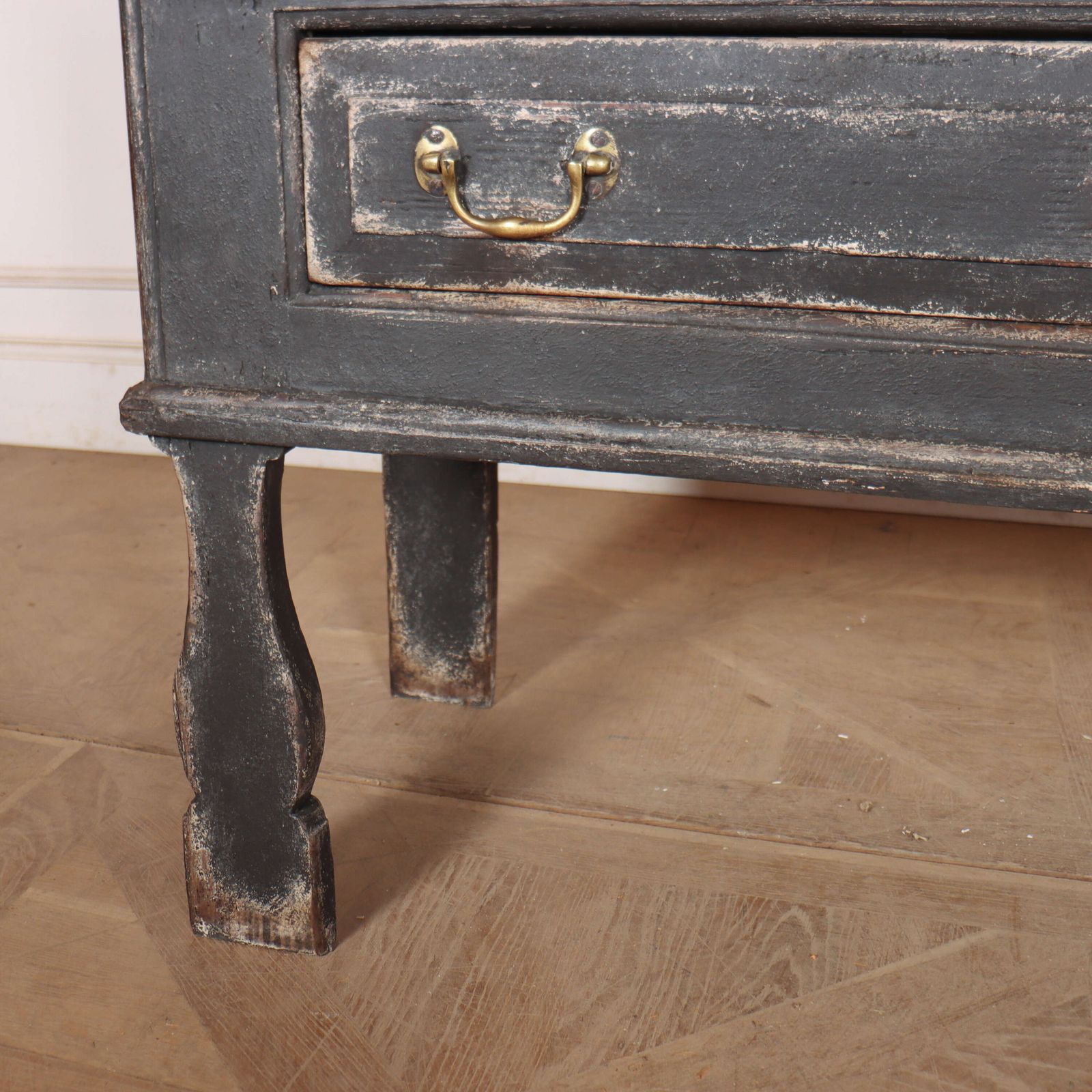 photo furniture English Painted Dresser Base, 1700s