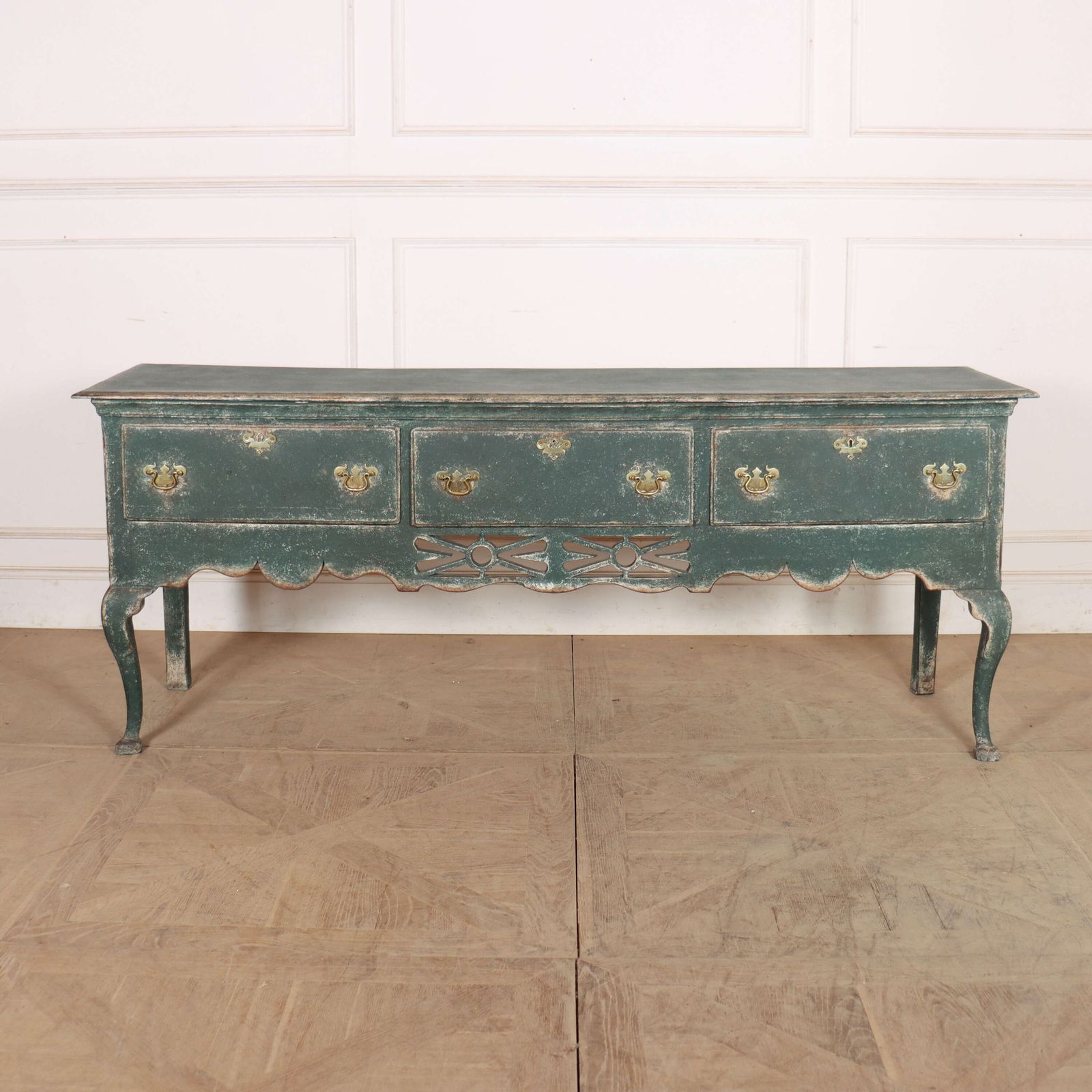 Large English Dresser Base, 1700s