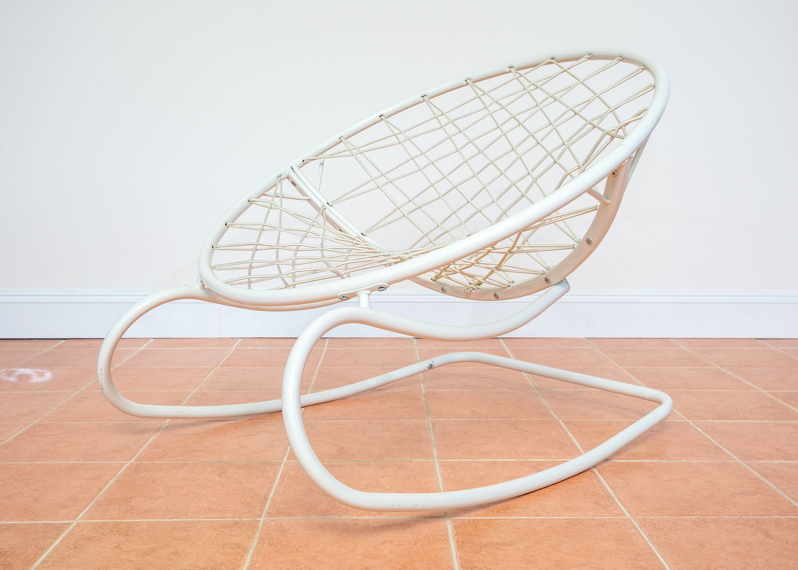 Futuristic Rocking Chair Danish Large White Space Age Minimalist Architectural By Niels Gammelgaard Axvall Avante Garde Sculptural Bauhaus Mcm photo furniture
