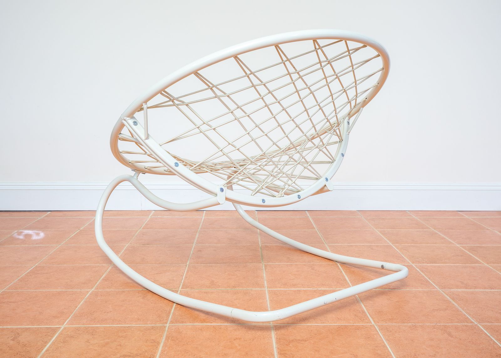 Futuristic Rocking Chair Danish Large White Space Age Minimalist Architectural By Niels Gammelgaard Axvall Avante Garde Sculptural Bauhaus Mcm photo Furniture
