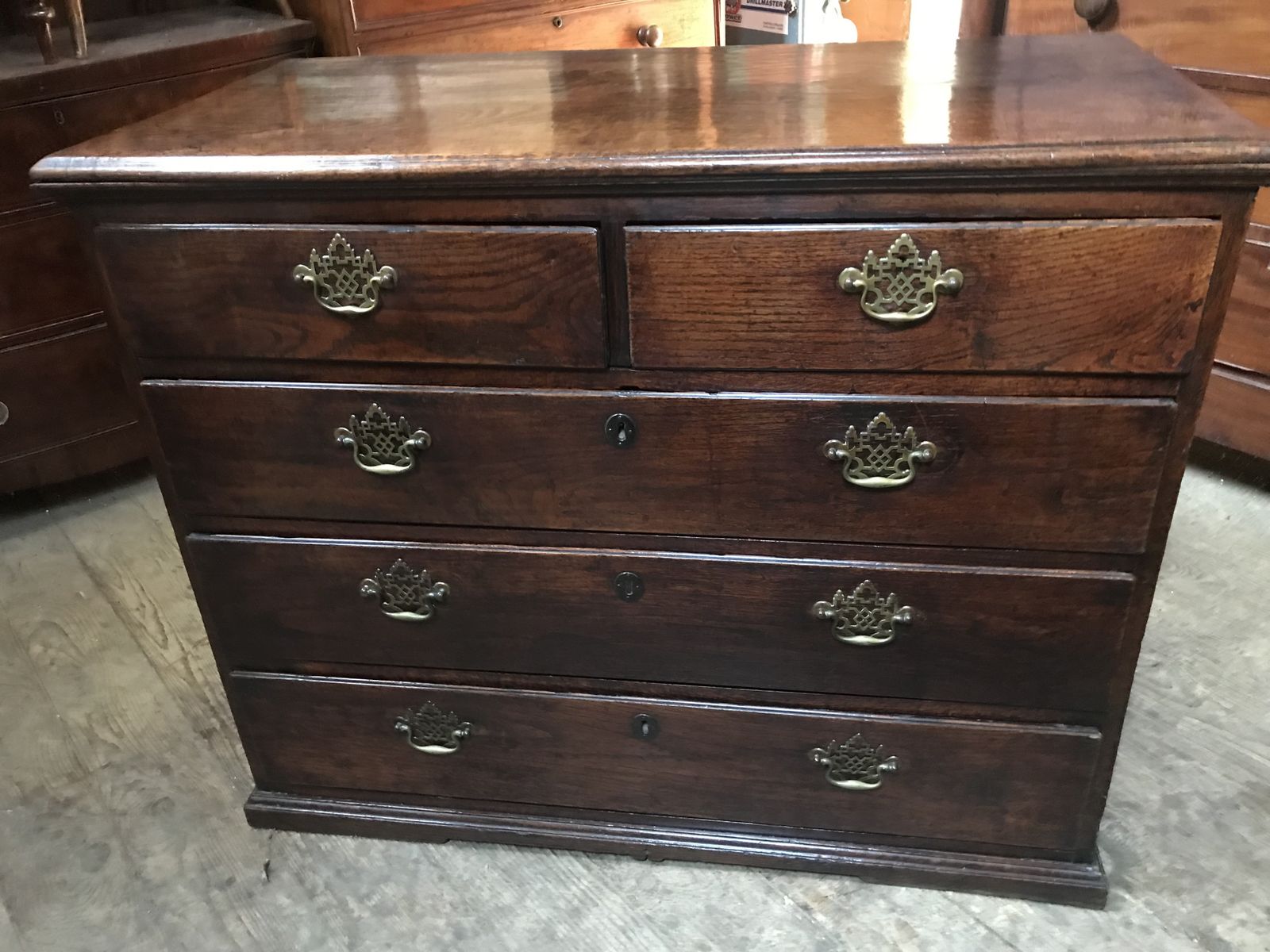 18th Century Oak Chest Of Drawers. photo for sale