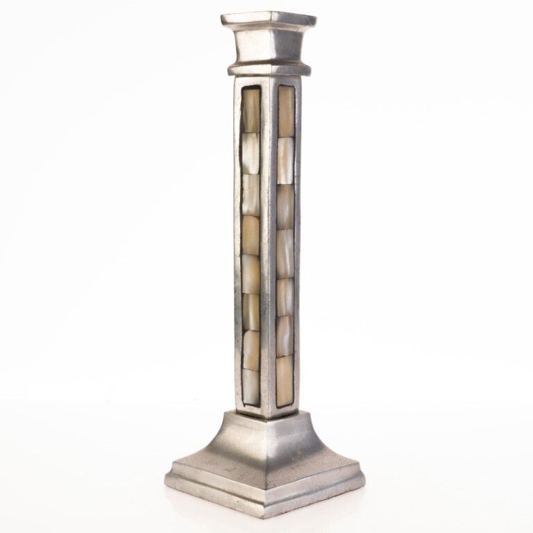 Mother Of Pearl Inlaid Candlestick photo furniture