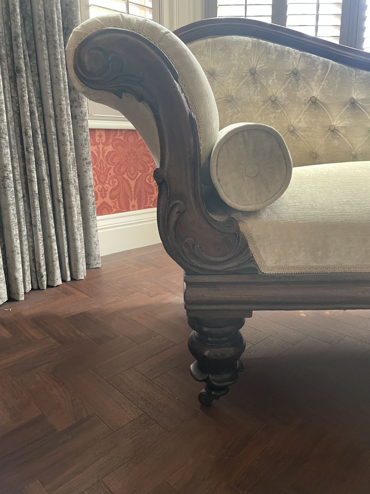 Vintage Three Seater Sofa photo Furniture