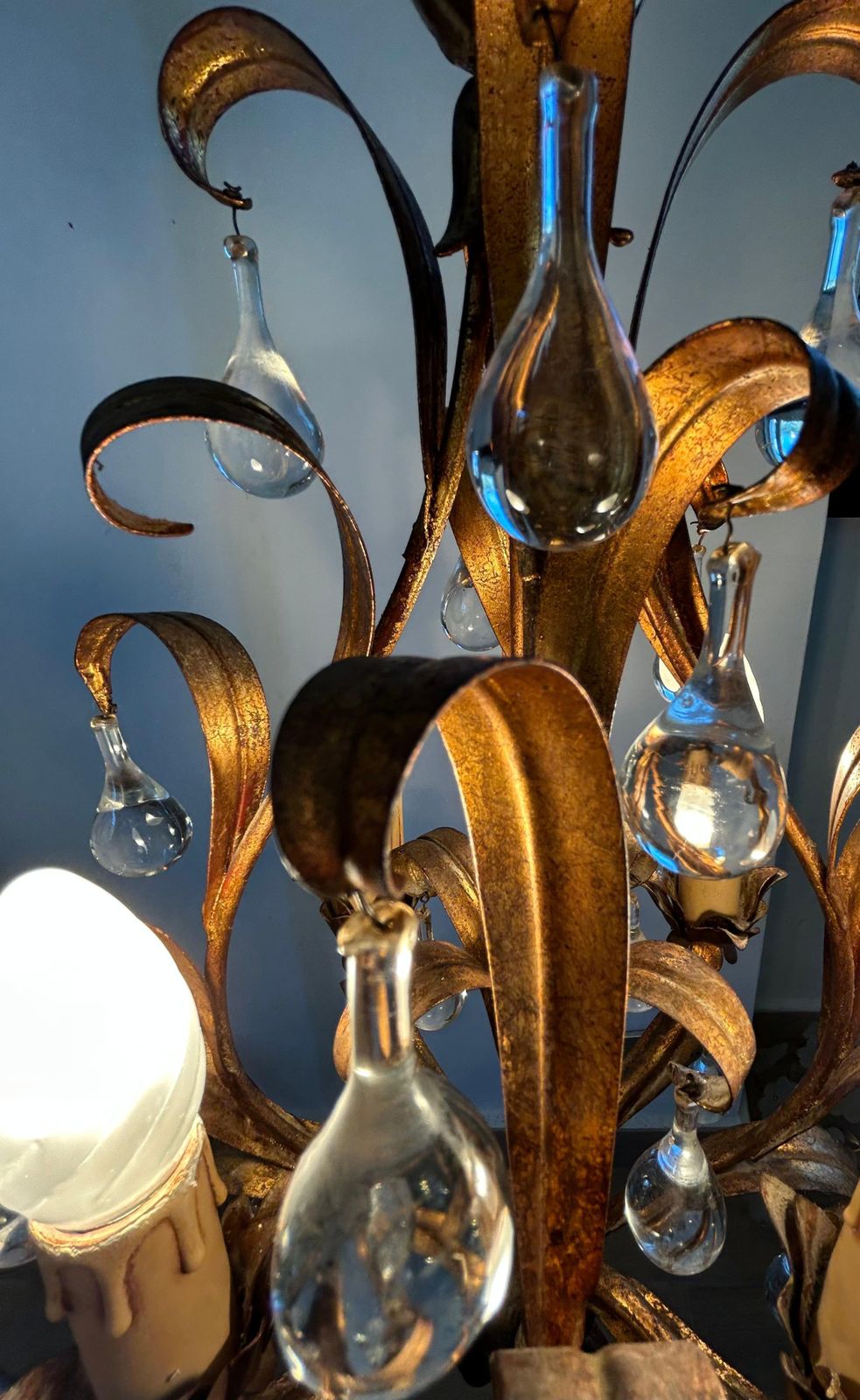 Florence Lily, Murano Glass Drops Chandelier photo 2162.0