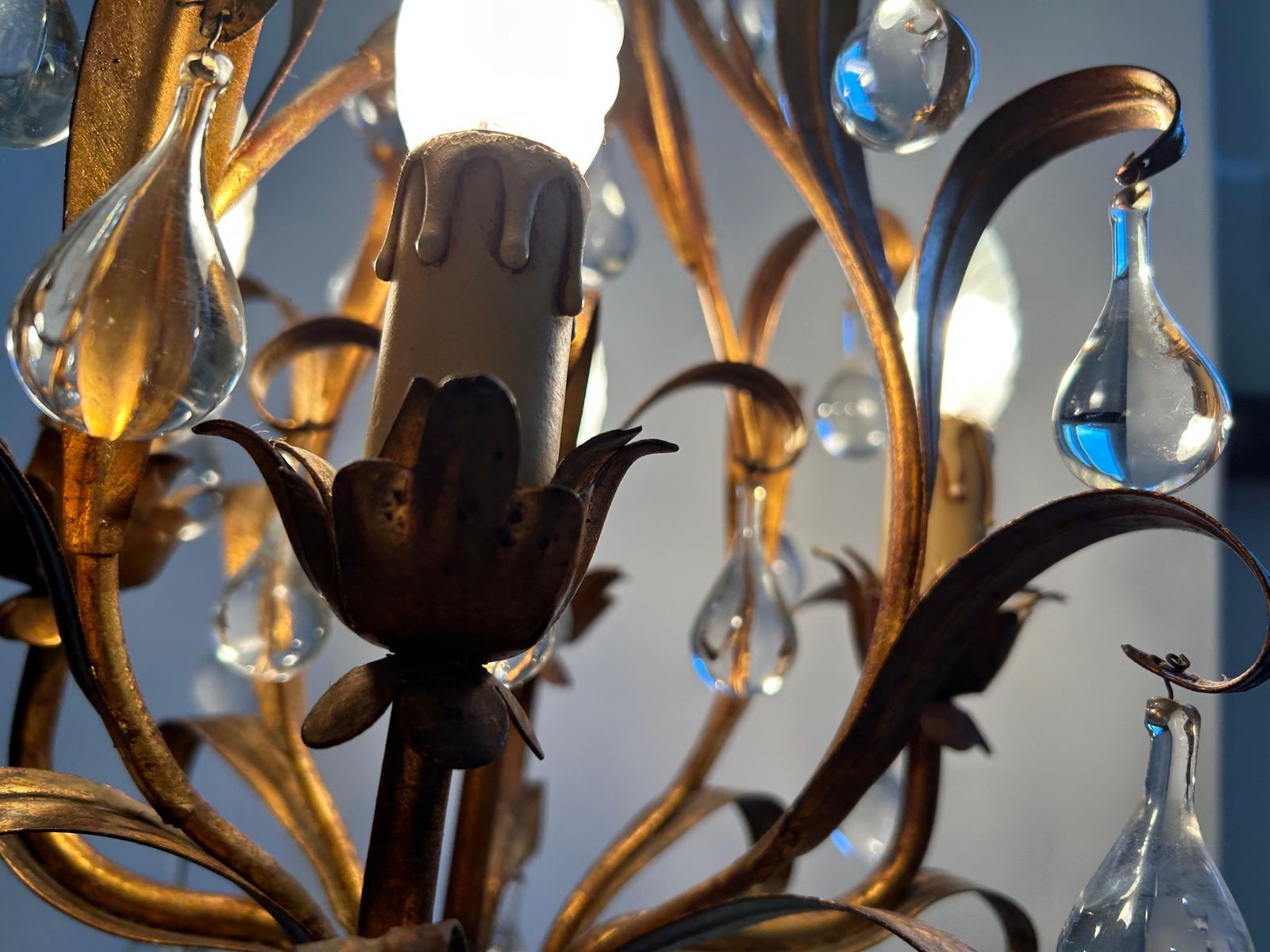photo vinterior Florence Lily, Murano Glass Drops Chandelier