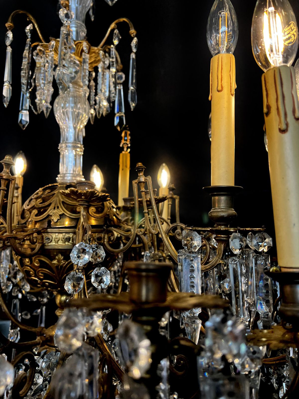 Majestic Bohemian Chandelier. Wien 1930s photo 12352.0
