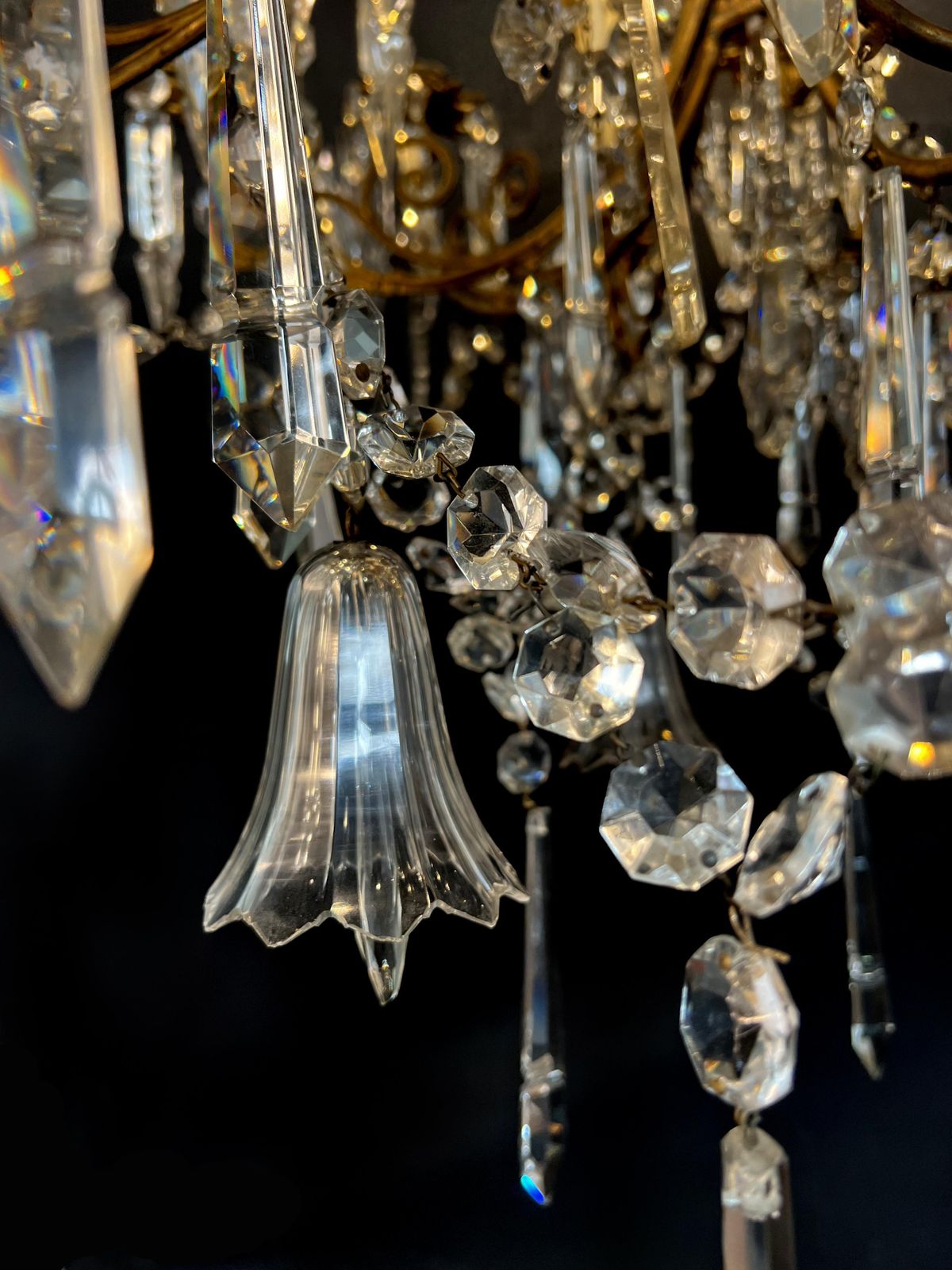photo furniture Majestic Bohemian Chandelier. Wien 1930s