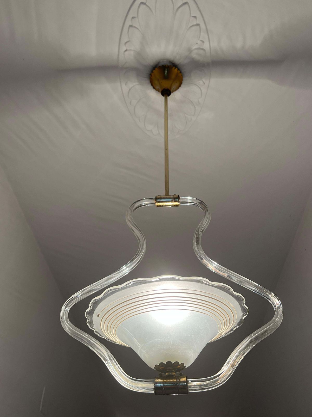 photo furniture Chandelier By Barovier & Toso, Murano, 1950s