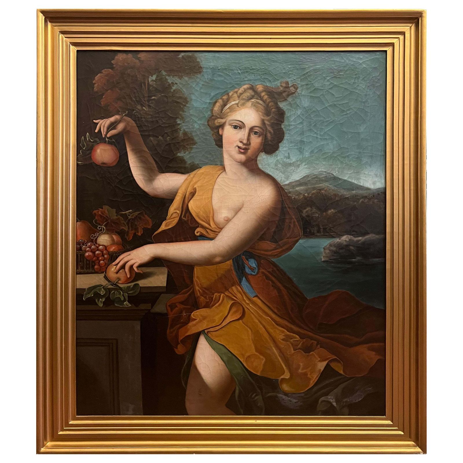Portrait Of A Lady As Pomona Budapest, Circa 1810