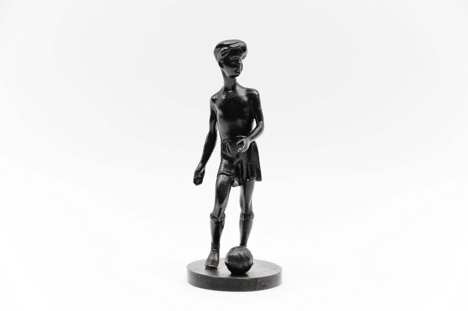 Soccer Player, Art Deco Sculpture, Ca. 1940s photo for sale