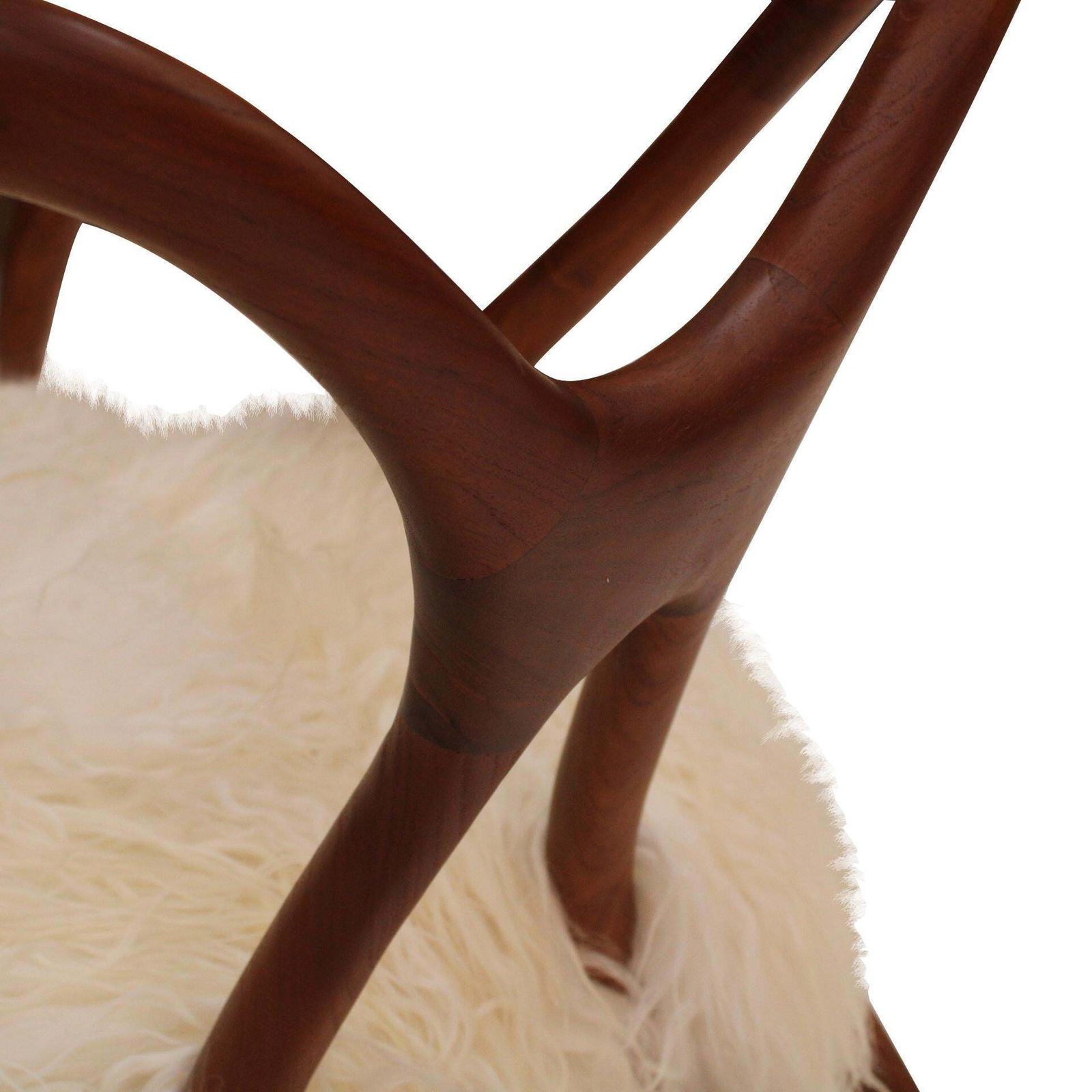 Pair Of Sculptural Wooden Armchairs, Italy photo buy