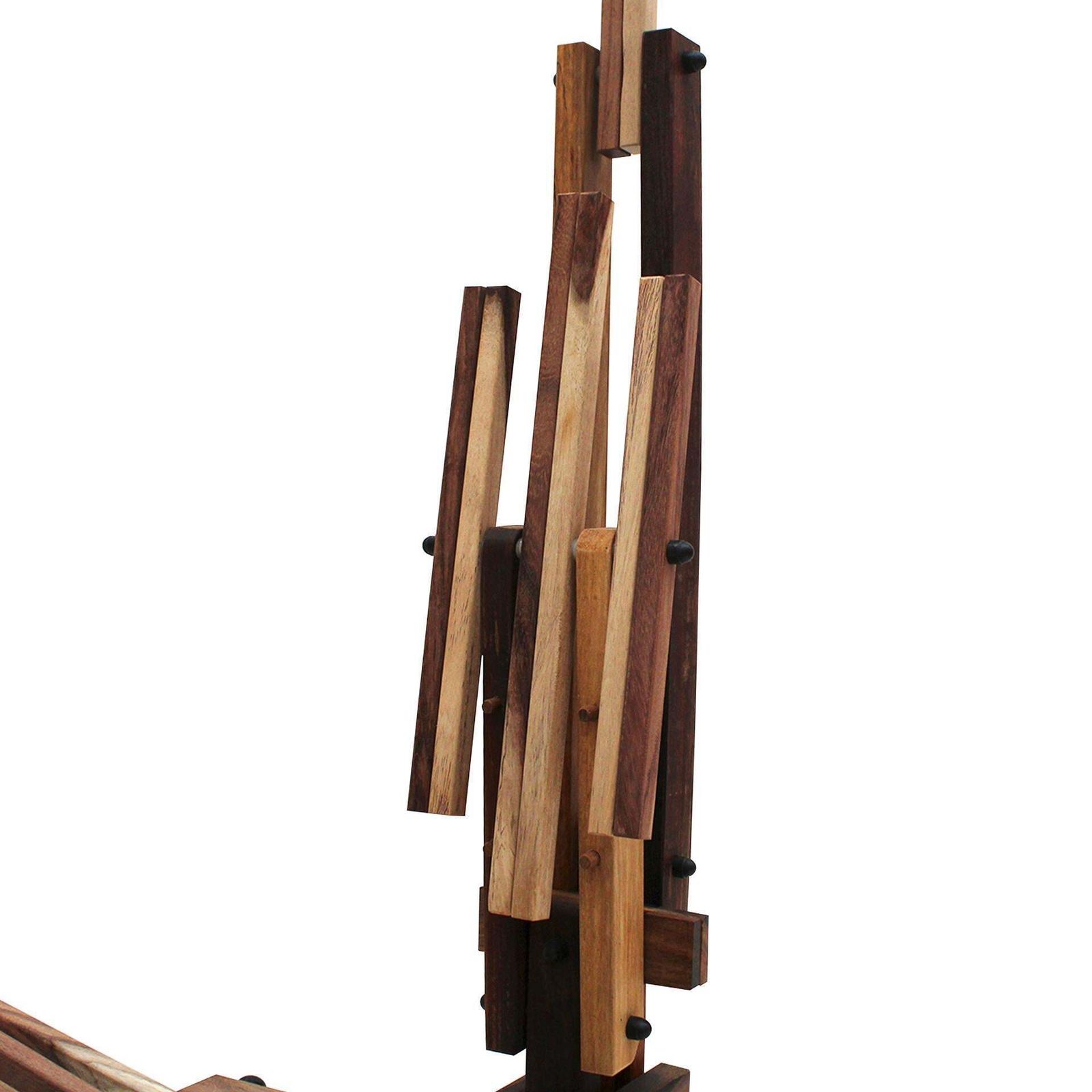 Italian Sculptural Wooden Chairs Sono By Anacleto Spazzapan, 1980s, Set Of Two photo vintage