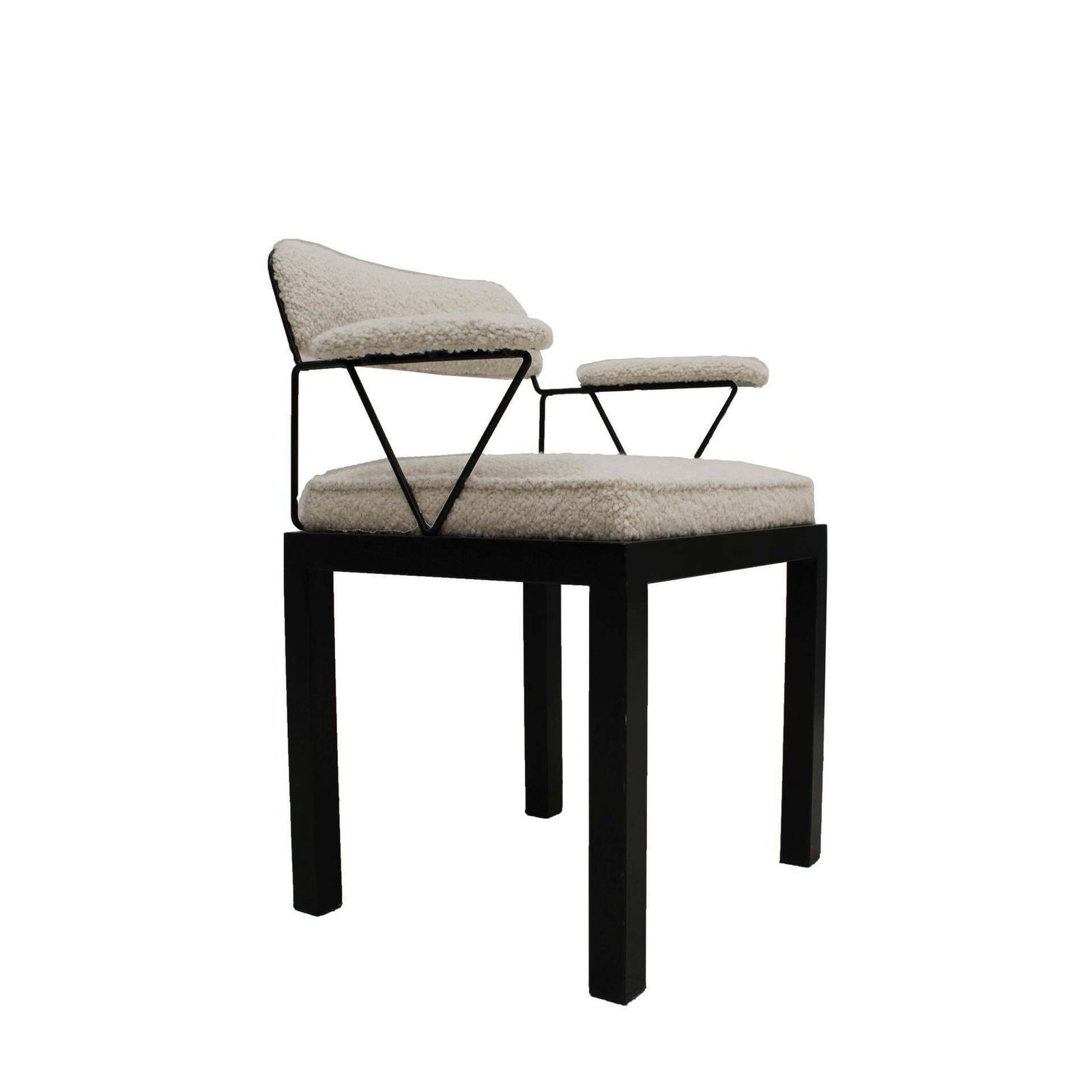 Ettore Sottsass Model "Lodge" Italian 1986 Set Of Six Chairs photo Furniture