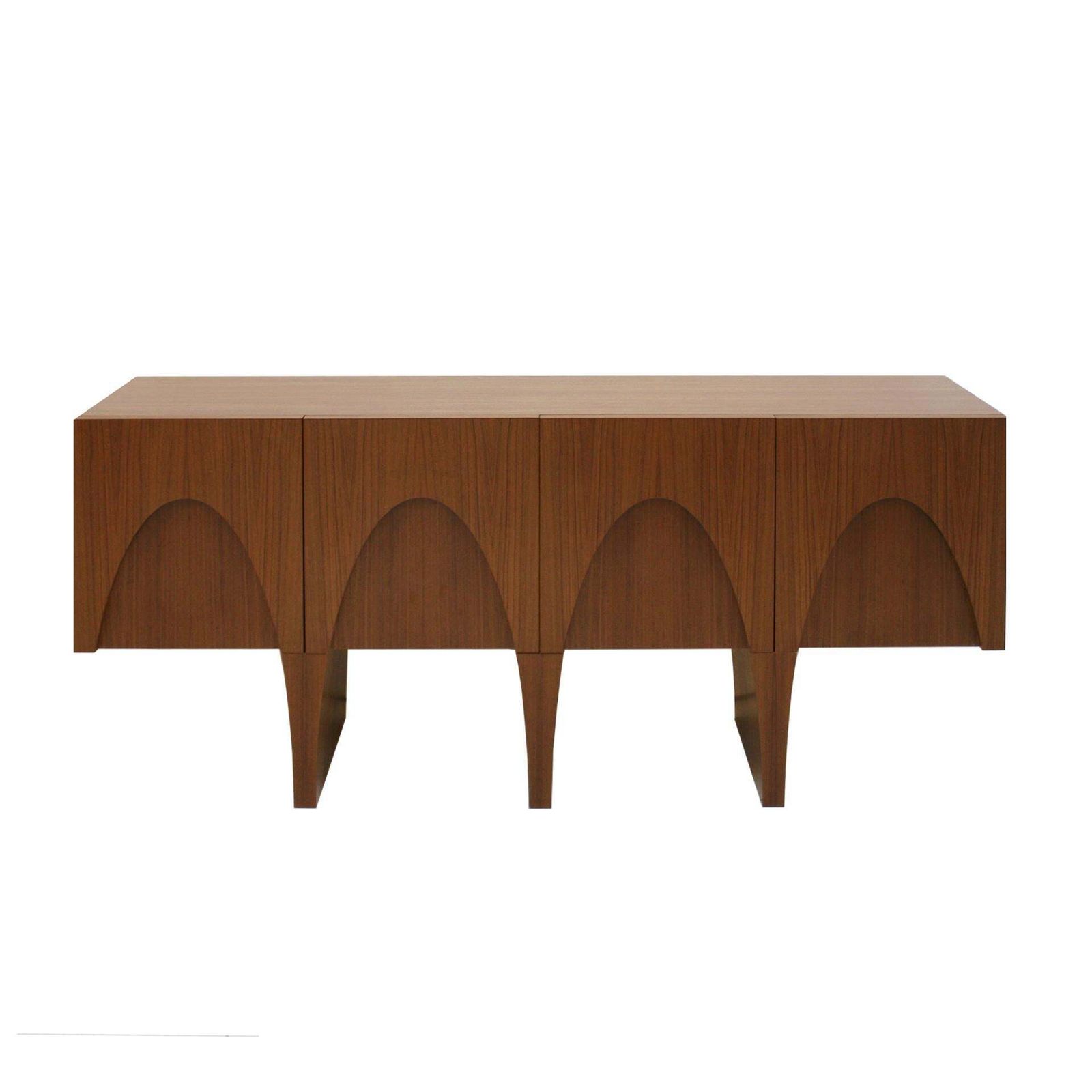Contemporary Modern Teak And Lemongrass Wood Italian Sideboard photo furniture