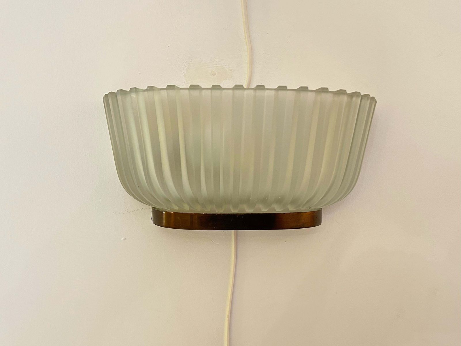 Mid Century Modern By Archimede Seguso Couple Of Italian Wall Lamps, Sconces photo vintage