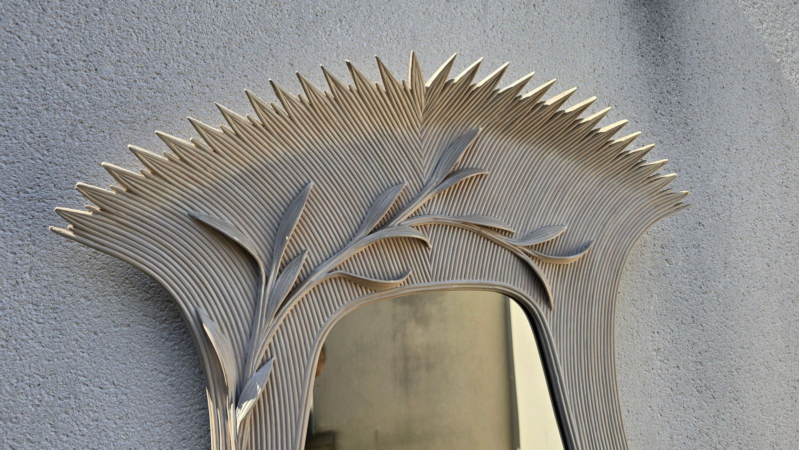 photo for sale Unique Sculptural Mirror By Betty Cobonpue – “Sculptura” Collection