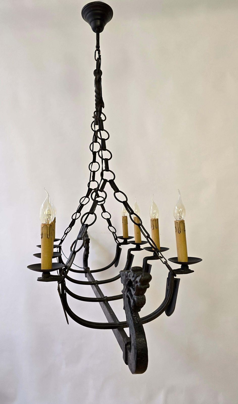 Viking Ship Dragon Boat Chandelier photo buy