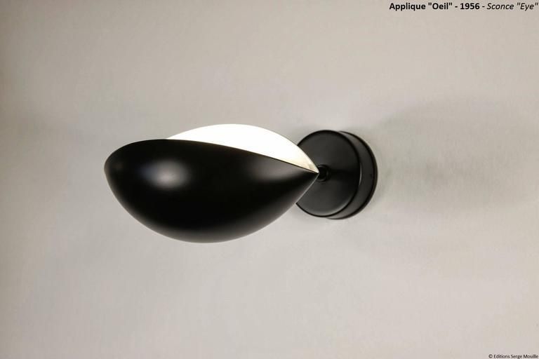 Serge Mouille Sconce   Applique "Oeil" Or Eye photo furniture