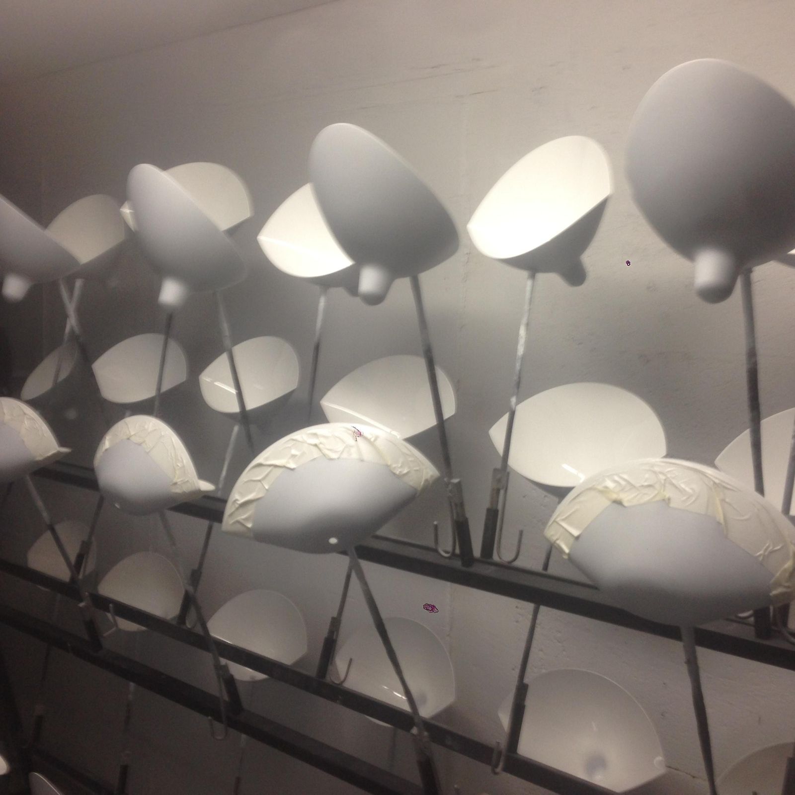 Serge Mouille "Agrafée" Or Single Rotule Designed For Yves Saint Laurent photo Lighting