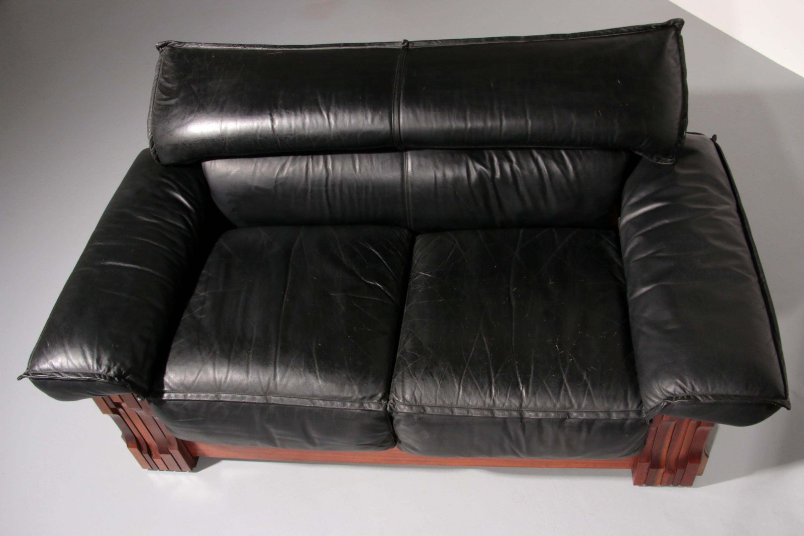 Two Seater By Luciano Frigerio Di Desio, From 1968 Model Norman'' Piano Bench photo vinterior