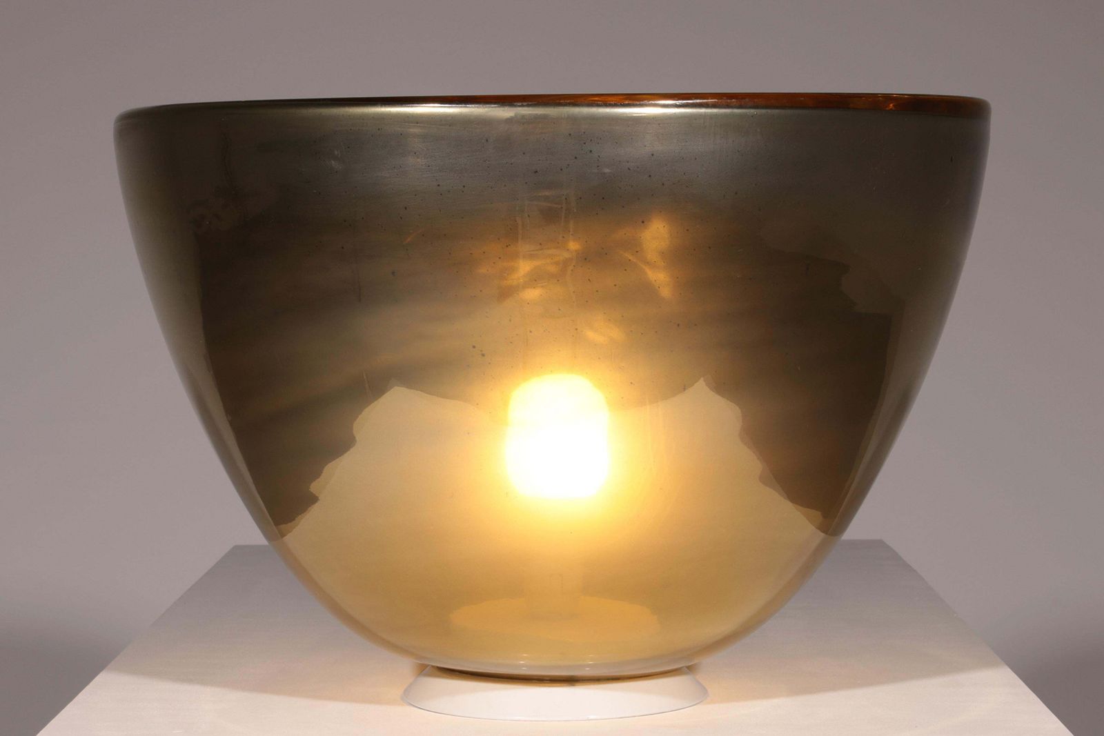 Murano Glass Table Or Floor Lamp By Carlo Nason For Mazzega (1970s) photo vintage