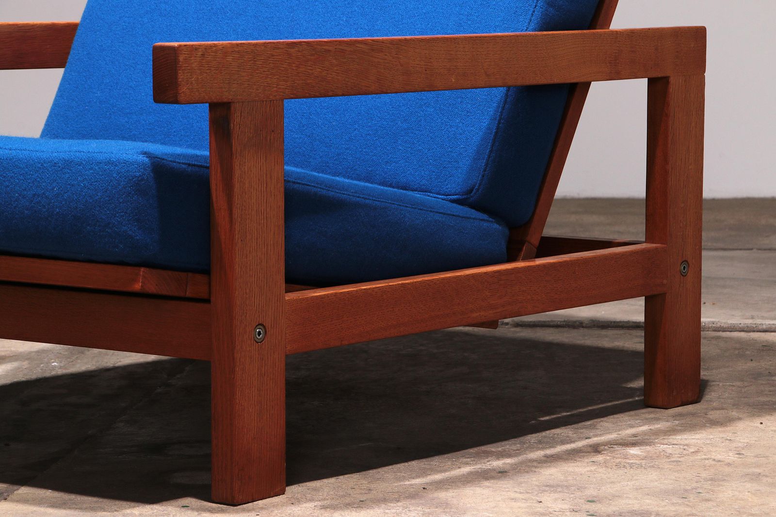 photo for sale Hans J Wegner Ge421 Getama Oak Relax Armchair With Adjustable Backrest