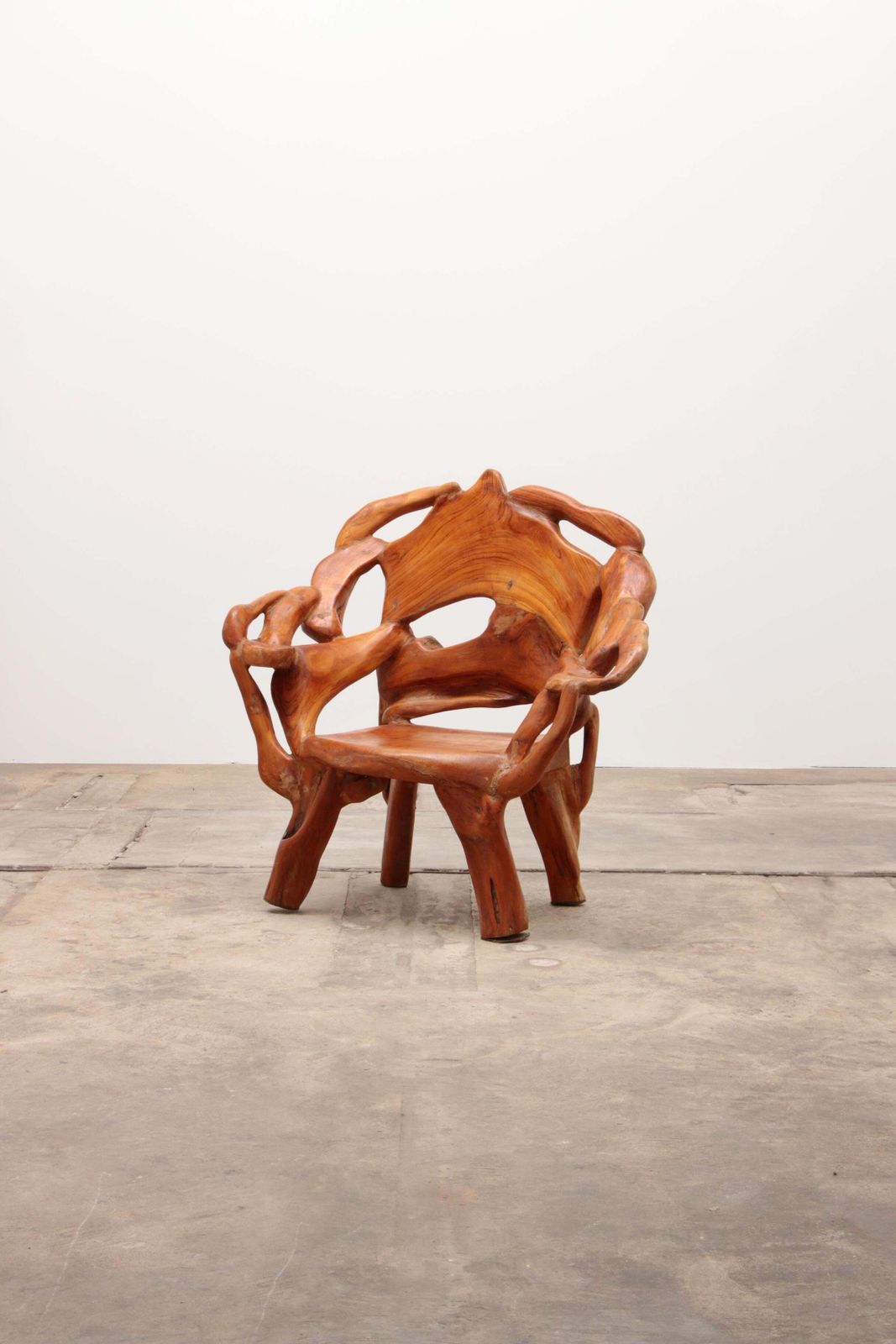 Robust Armchair Made Of Recycled Wood In The Style Of Andrianna Shamaris Us photo furniture