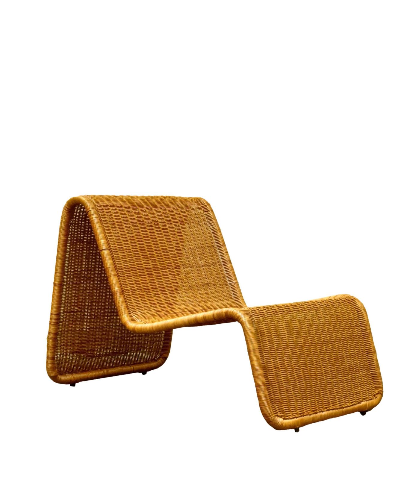 Tito Agnoli For Bonacina Rattan Armchair Mod.P3, Italy 1960s photo furniture