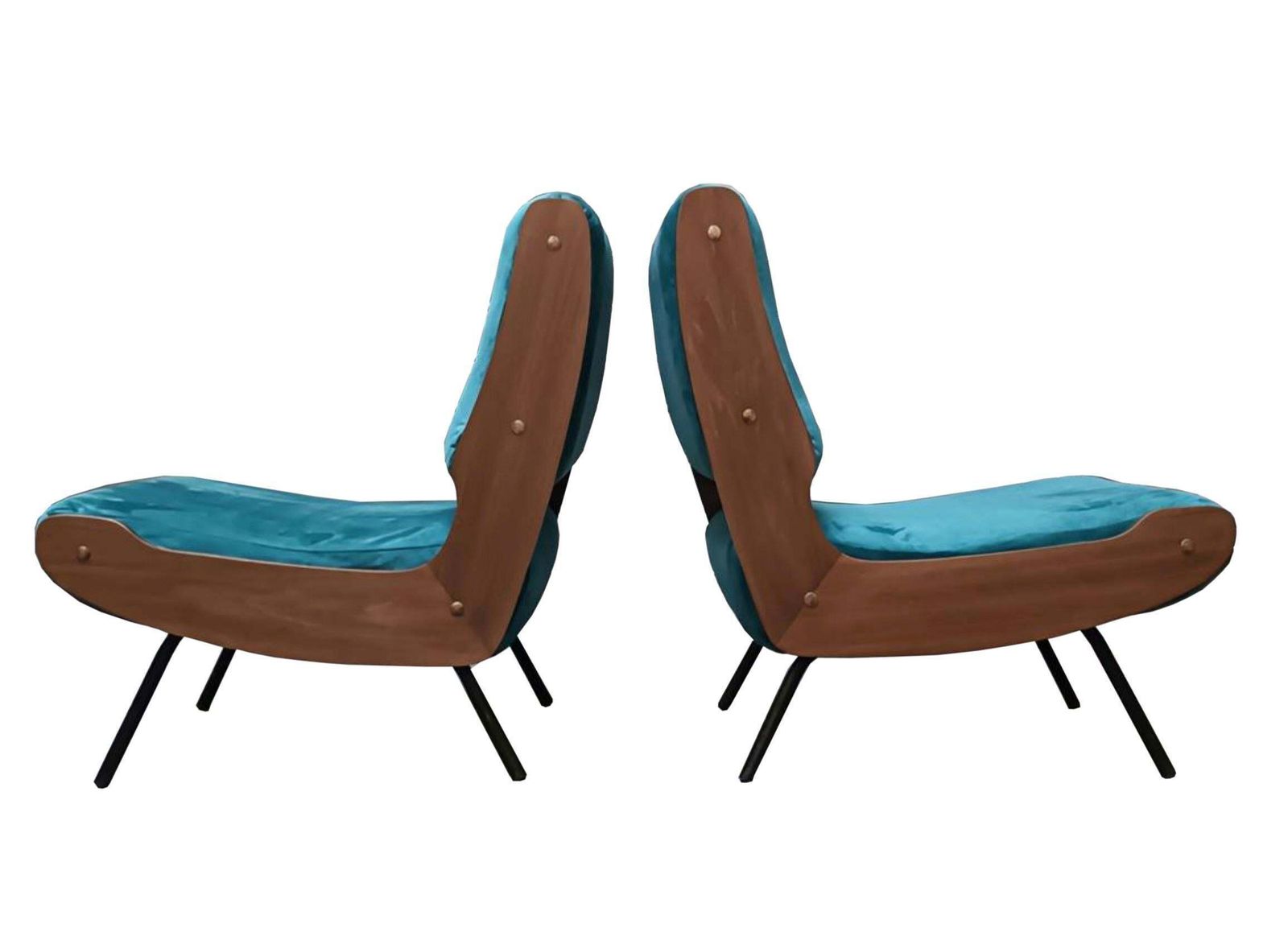 Gianfranco Frattini Per Cassina Coppia Di Poltrone Mod.836, Italia 1960s photo Furniture
