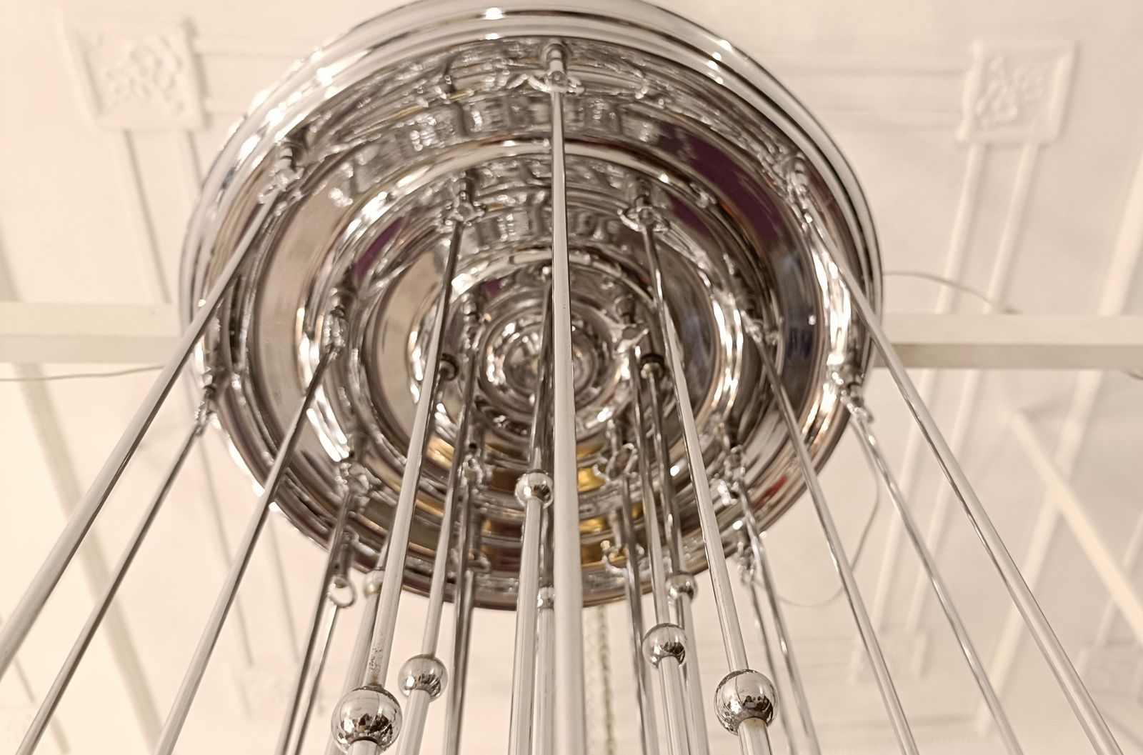 Verner Panton For J.Luber Chandelier "Ball," Denmark 1970s photo 3002.0