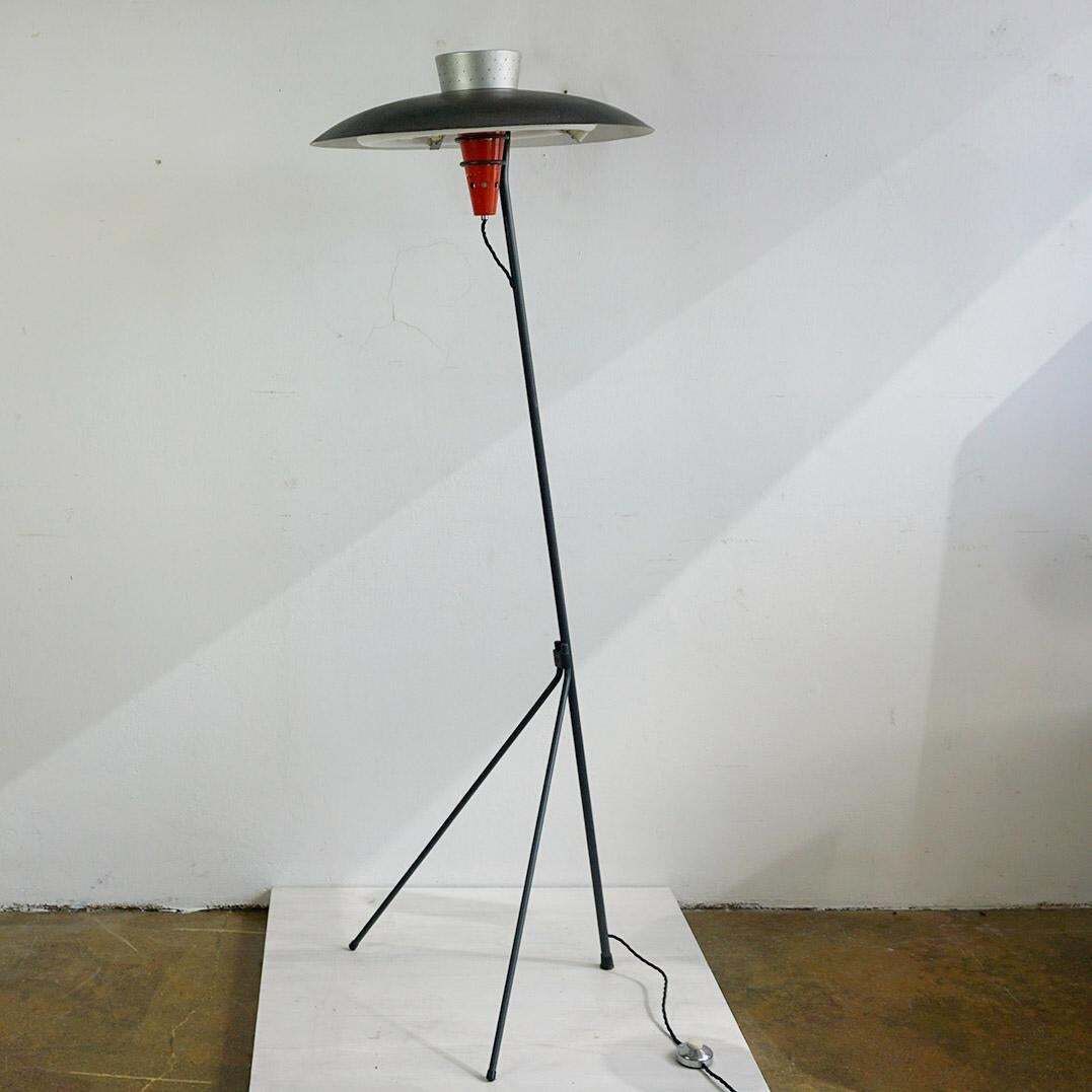 photo furniture Mid Century Floor Lamp Nx38 By Louis Kalff For Philips Netherlands