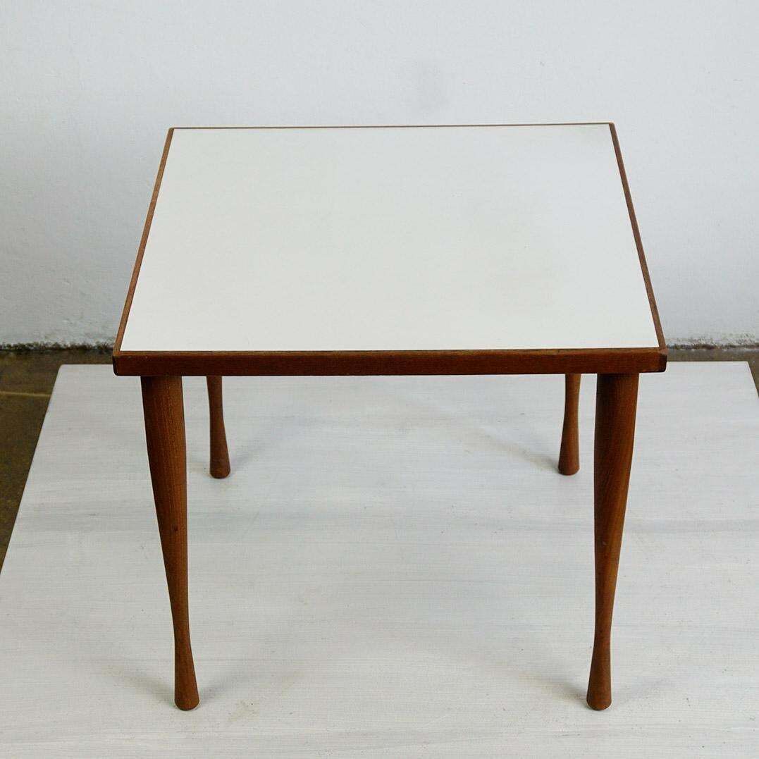 Scandinavian Modern Teak Side Table By Hans C. Andersen photo furniture